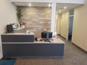 City View Animal Hospital — front lobby renovation completed by Phil's Contracting